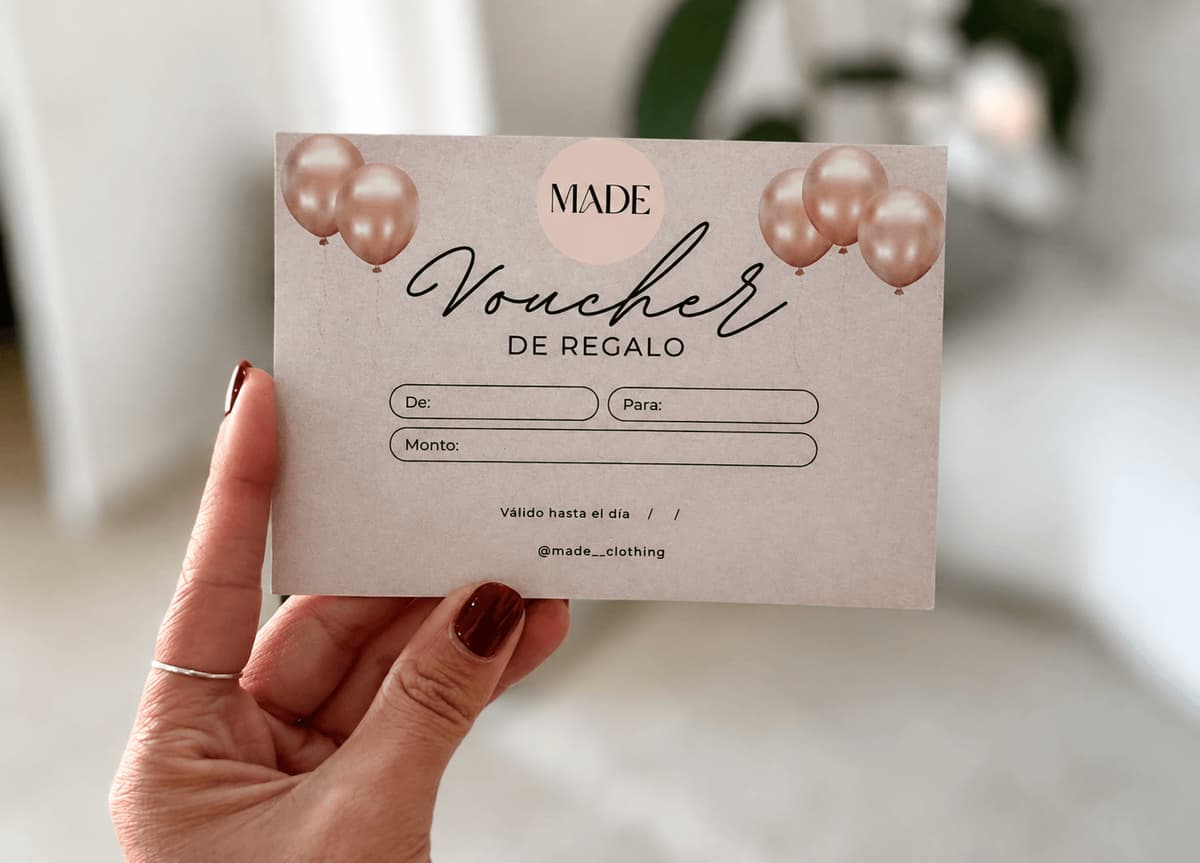 Voucher de regalo de Made Clothing